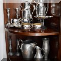 S05. Silverplate and pewter. 